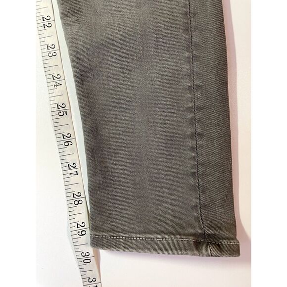 Mother Denim Jeans The Looker Blow Out Graphite Skinny Distressed Gray 25 NWT - Picture 9 of 11